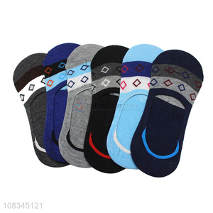 Wholesale price men polyester socks adult boat socks