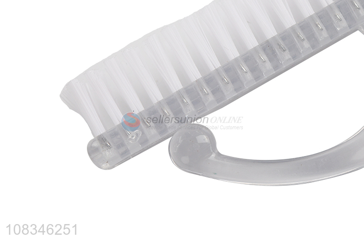 Yiwu market plastic transparent nail brush nail tool