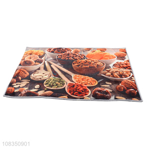 High quality printed floor mat kitchen restaurant non-slip mat