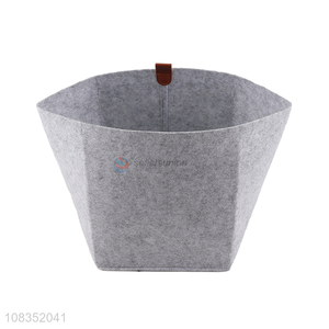 China wholesale large capacity felt storage box for household