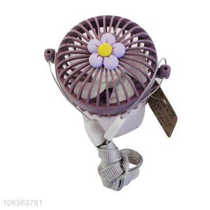 New style summer mini usb fan portable hanging fan with lanyard