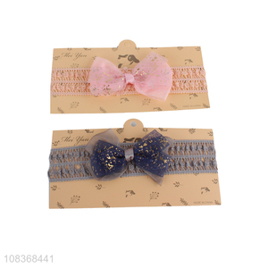 Factory wholesale fashion headband children cute bow-knot headband