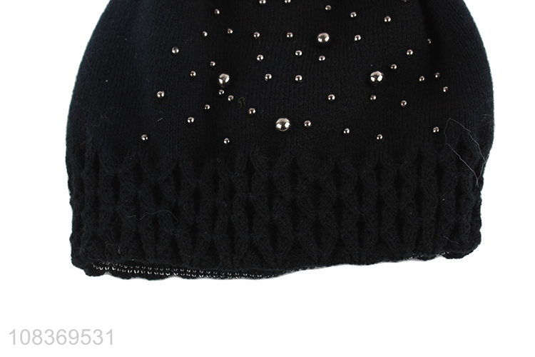 Most popular multicolor winter warm knitted hat beanies hat