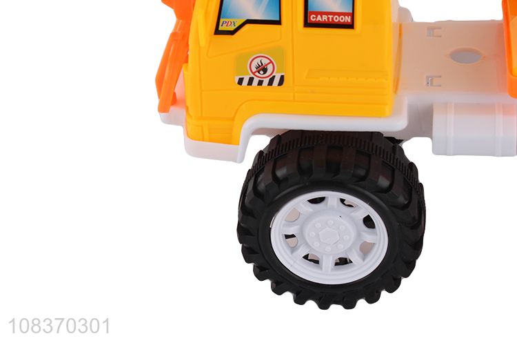 Factory price sliding toy truck plastic construction truck toy for kids