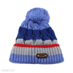 New Arrival Colorful Knitted Hat Ladies Beanie