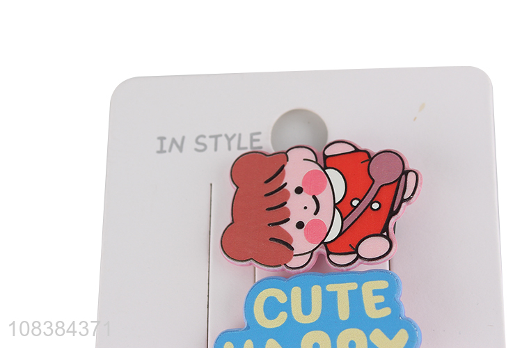 Factory wholesale cartoon hairwear girls duckbill hair clips