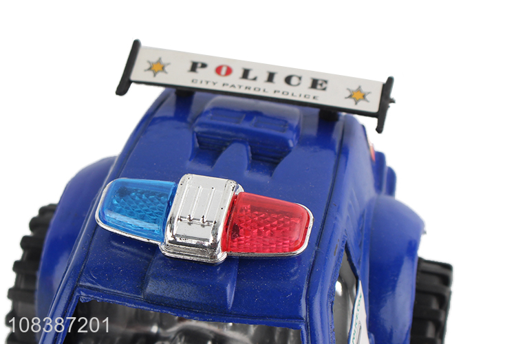 Online wholesale children boys inertia police car toys