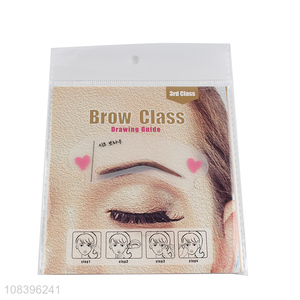 Bottom price eyebrow stencil eyebrow drawing guide for women