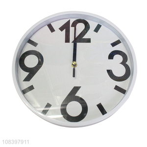 Yiwu direct sale plastic wall clock home simple digital clock