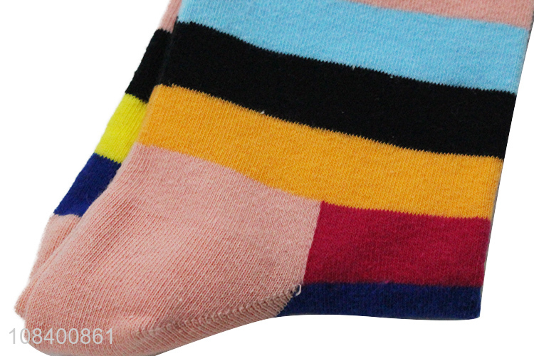 Hot products colourful cotton casual socks crew socks