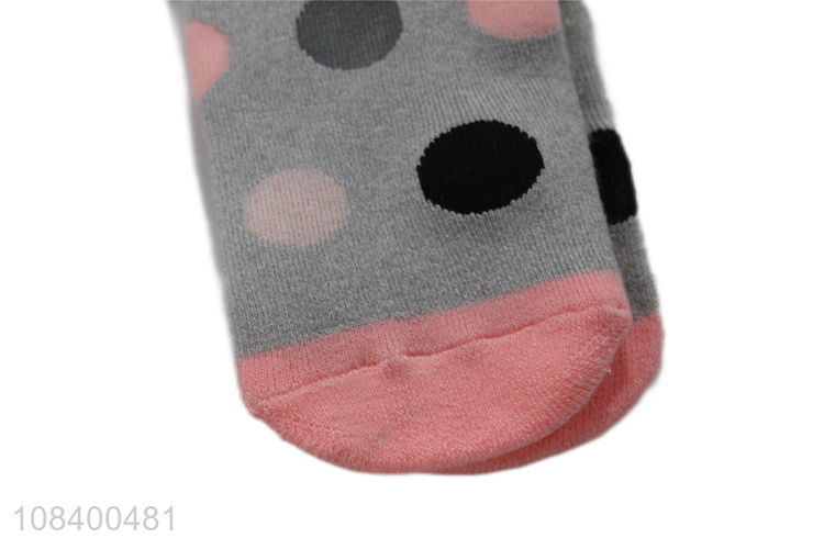 Most popular fashion soft women casual crew socks