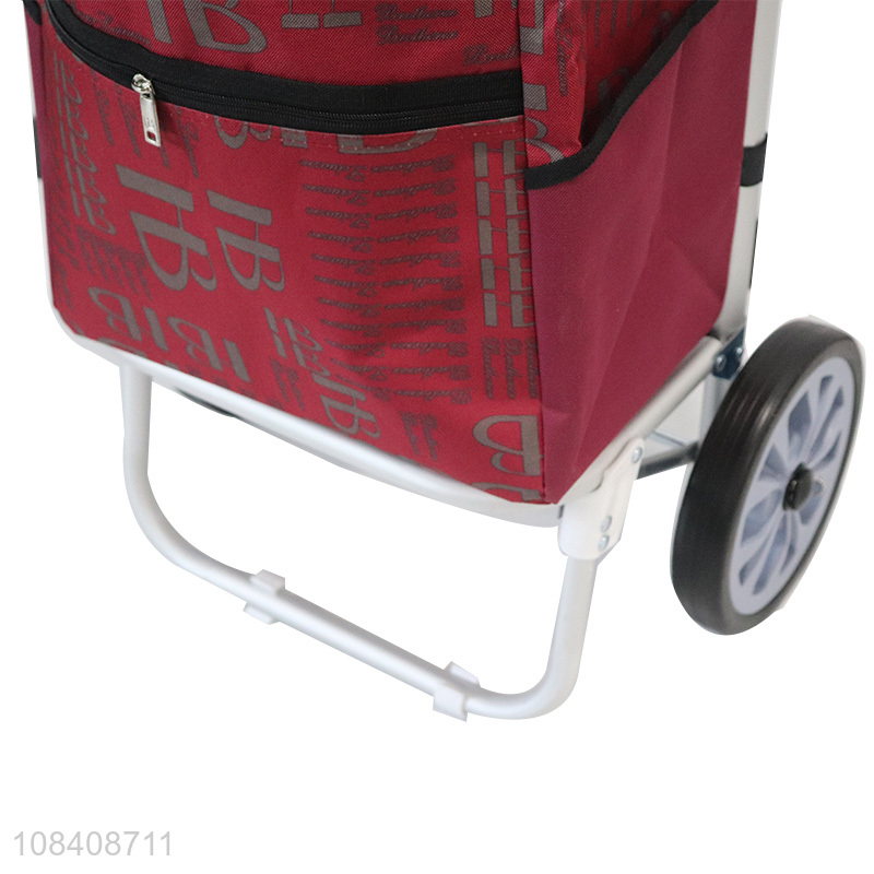 Hot selling household portable shopping bag shopping cart