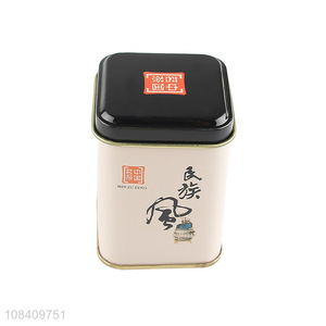 Hot products rectangle food packaging tin box for loose tea