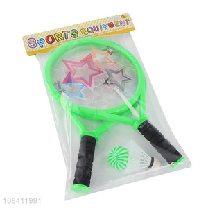 Yiwu market outdoor children badminton racket play set toys