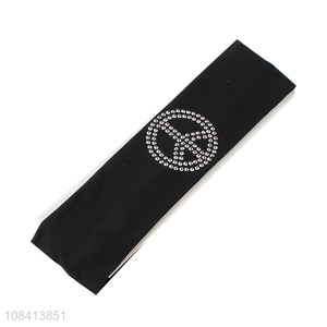 New products fashion rhinestones headband sports hair band