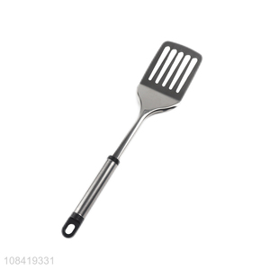 High quality stainless steel slotted spatula non-stick fish turner