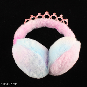 Yiwu market creative crown earmuffs winter antifreeze earmuffs