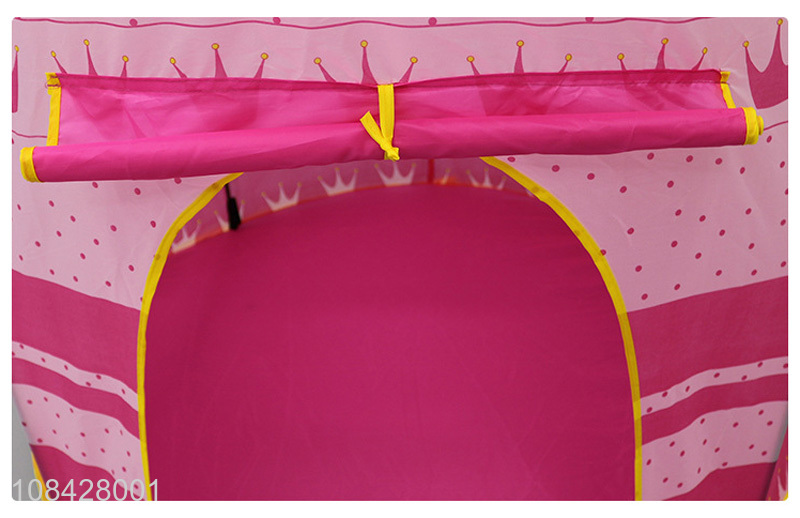 Best selling children indoor princess toy house castle tent