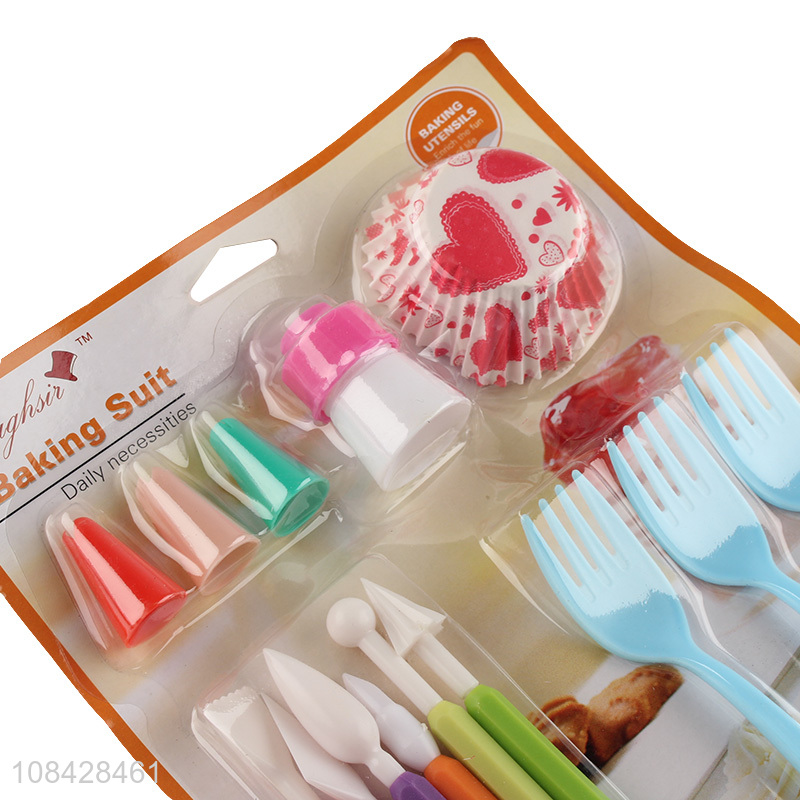 China supplier bakeware set kitchen baking tool set with cake carving knife