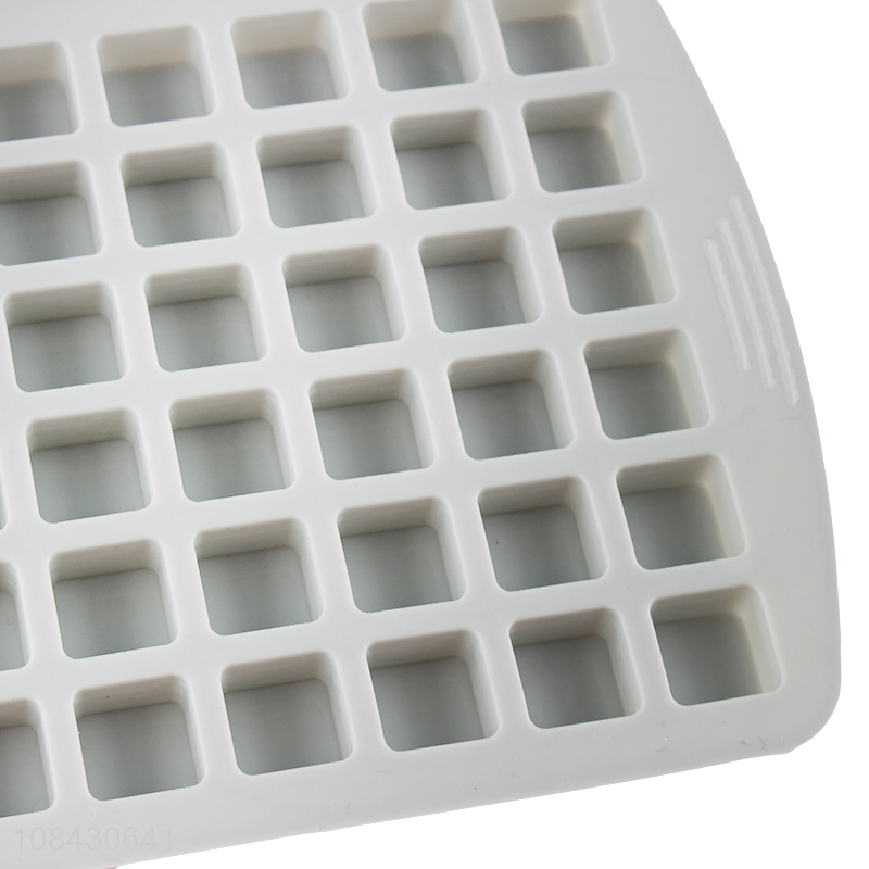 Wholesale food grade flexible silicone ice cube tray ice molds for freezer