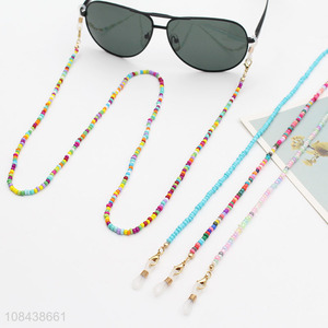 High quality color bead chain fashion lanyard for glasses