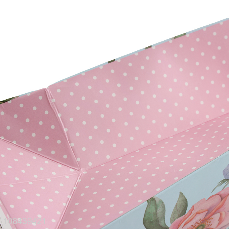 Yiwu factory flower pattern fashion gifts packaging bag