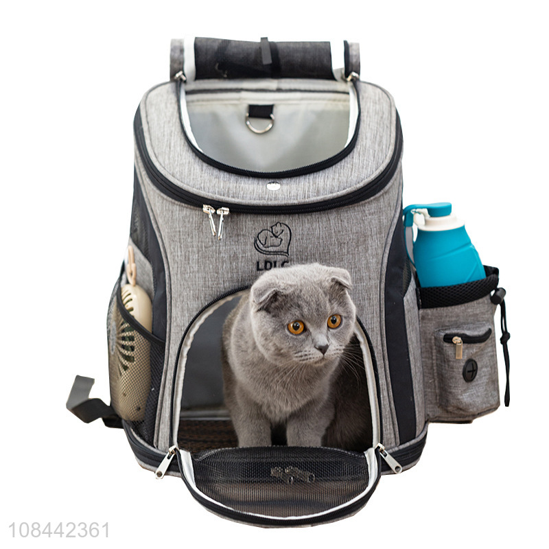 Good quality adjustable pets backpack carrier bag for sale