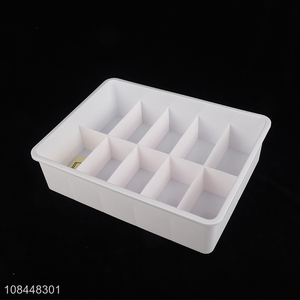 Yiwu supplier plastic storage box underpants storage box