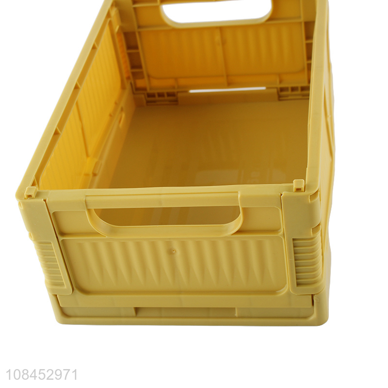 Good quality plastic folding storage box for sale