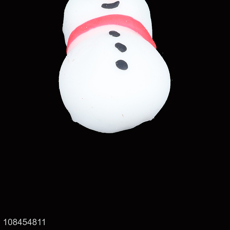 Popular products snowman shape squeeze toys tpr toys for sale