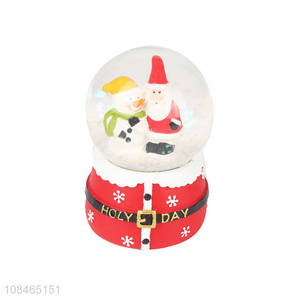 High quality Christmas snow globe Christmas resin decoration