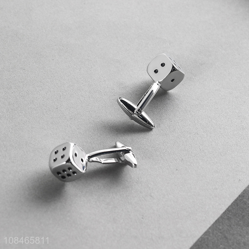 Yiwu wholesale creative dice cufflinks for men