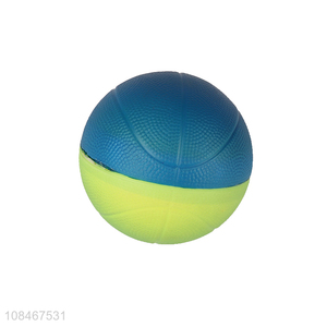 Wholesale pu foam cup solid toy ball pu foam basketball toy