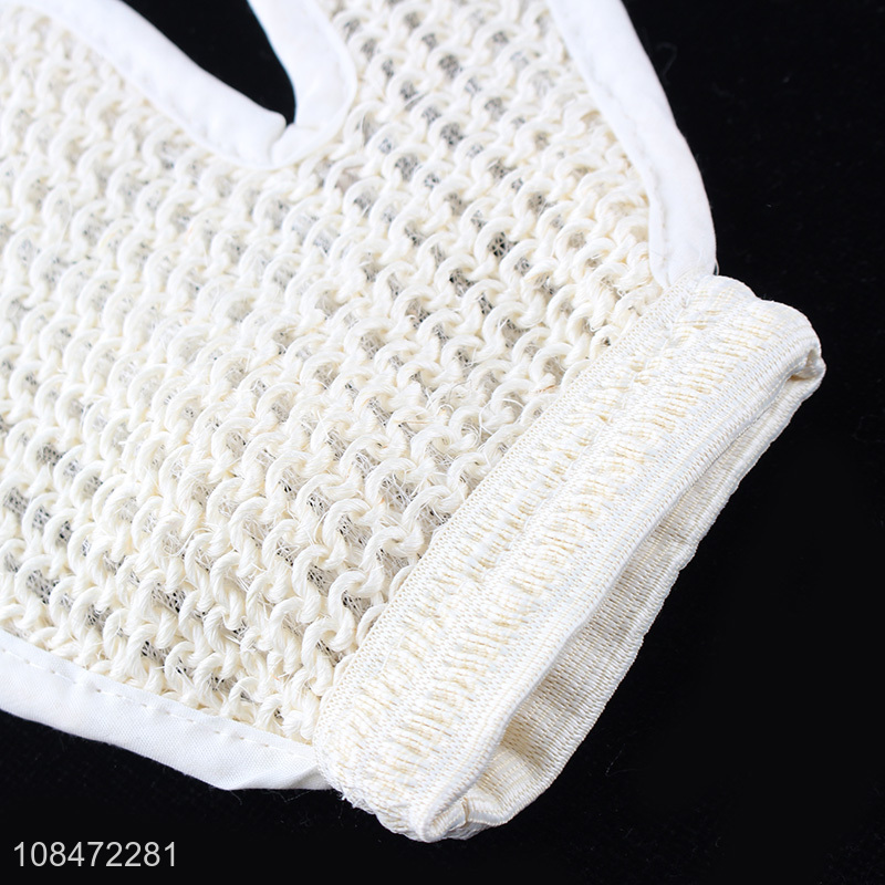 High quality exfoliating bath glove scrubber for body deap cleansing