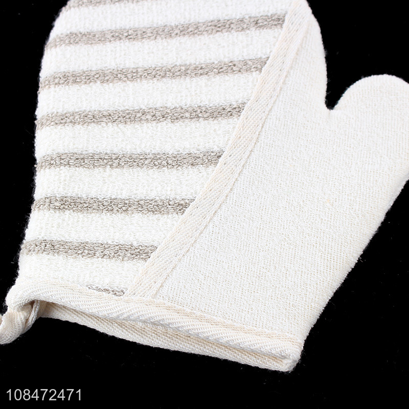 High quality bath mitts shower gloves body scrubber for adults