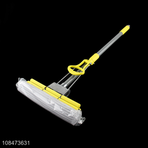 Wholesale super absorbent pva foam mop telescopic mop for floor cleaning