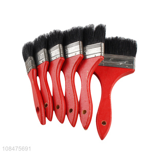 Hot sale wooden handle paint brush pig bristle brush