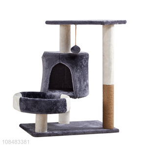 China wholesale warm plush cat climbing frame cat nest