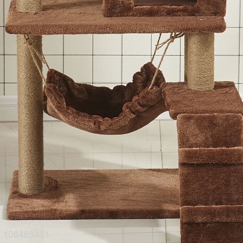 China market fleece cat nest home large cat climbing rack