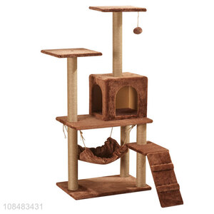 China market fleece cat nest home large cat climbing rack