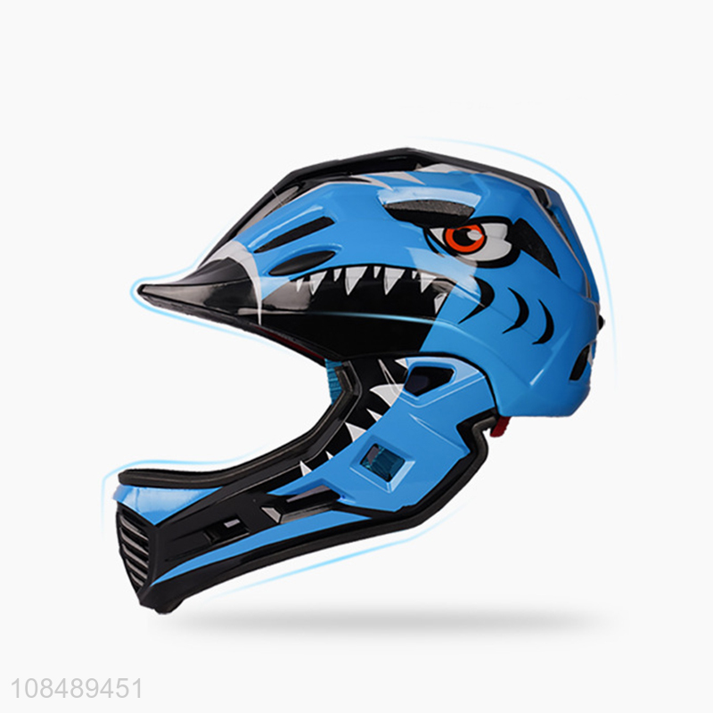 Wholesale kids bike helmet cartoon monster printed multi-sports helmet