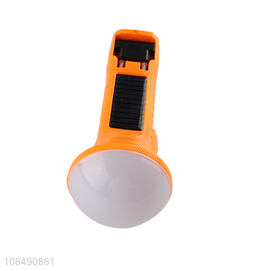 Wholesale multi-function solar powered rechargeable led flashlight for outdoors