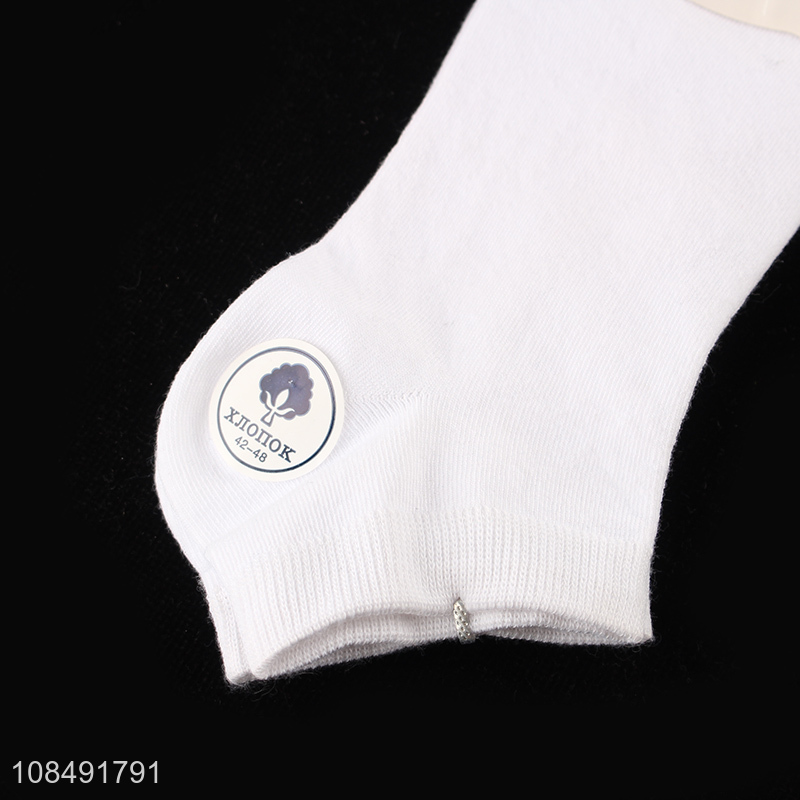 China factory white men breathable sports short socks