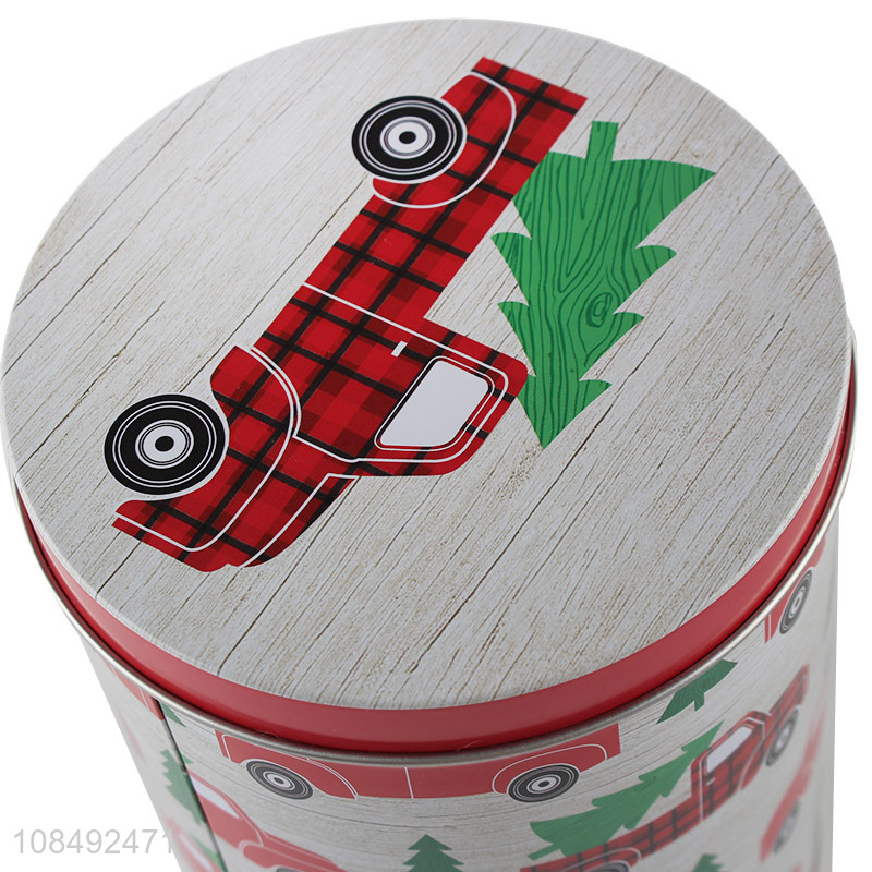 Hot sale 5pcs/set airtight metal cans cookie tin cans for holiday gifting