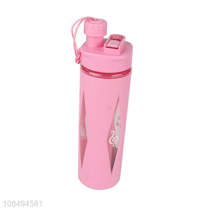 China products pink portable plastic water bottle