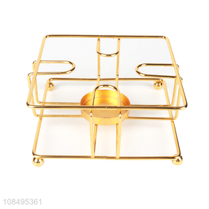 Low price metal alcohol lamp holder cooking rack wholesale