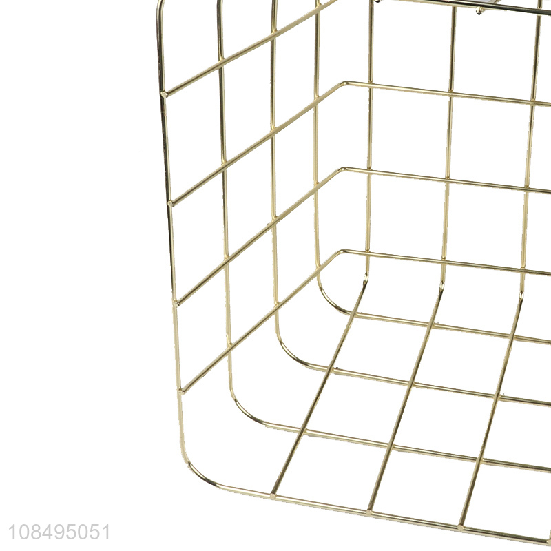 Factory direct sale iron wire bread storage basket