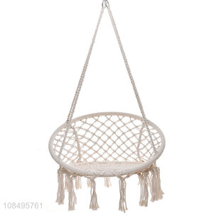 High quality creative cotton thread woven hanging chair