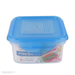 Good selling square crisper home plastic lunch box