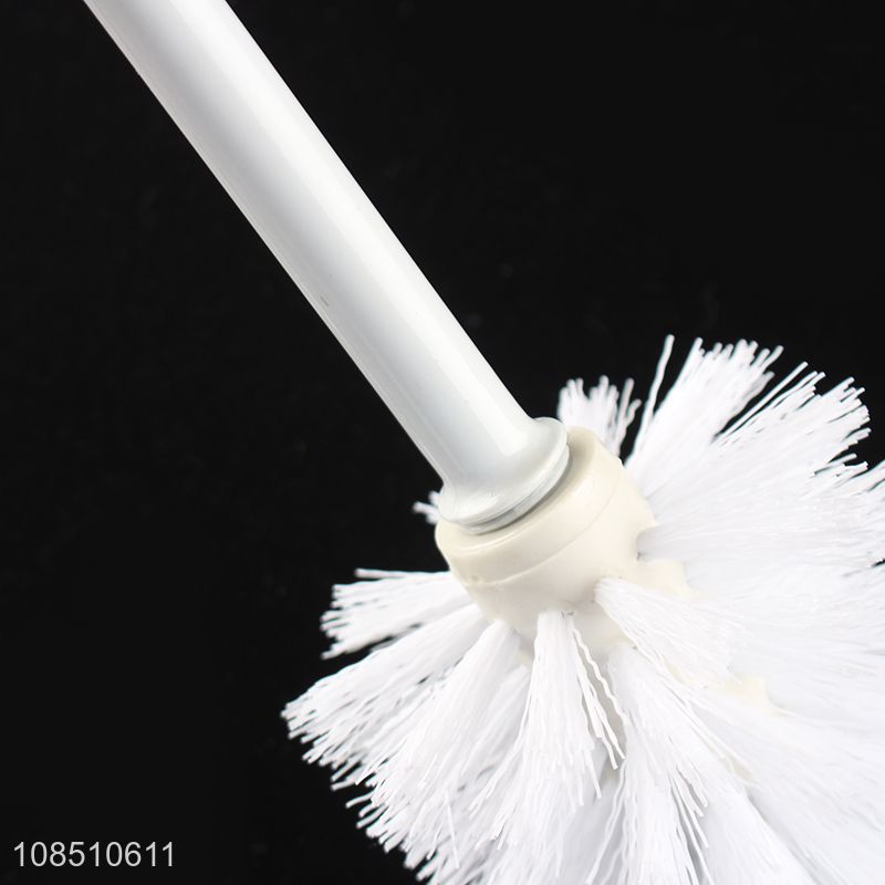 Good quality white plastic bathroom accessories toilet brush